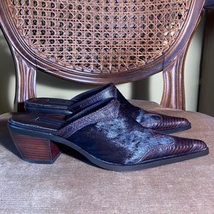 Vintage Steven by Steven Madden Brown Mule Shoe Size 7